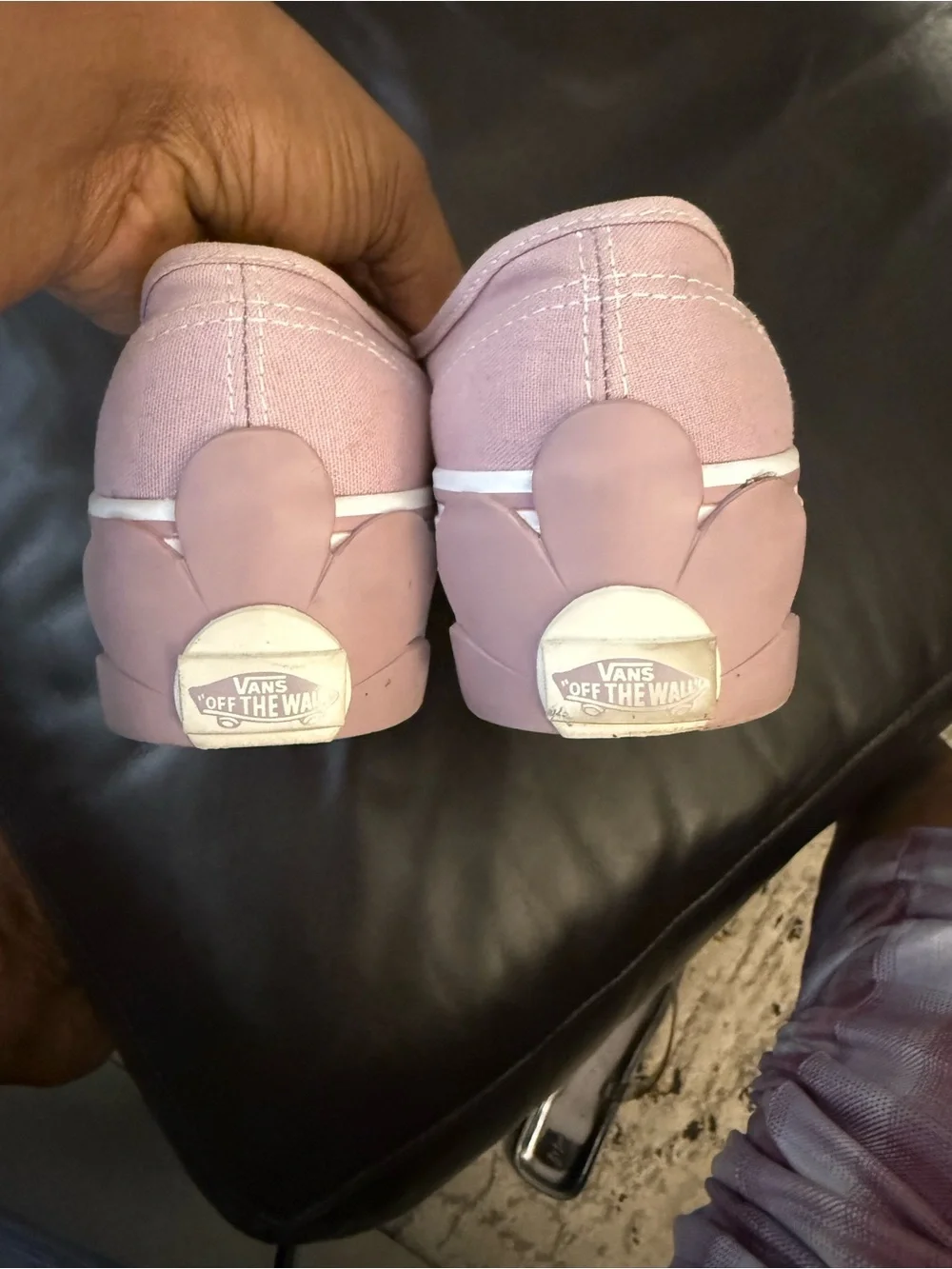Vans Pink Low-Top Canvas Sneakers